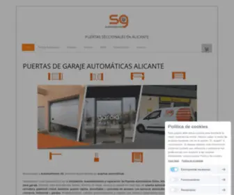 Automatismossg.es(⭐ Puertas Seccionales en Alicante) Screenshot