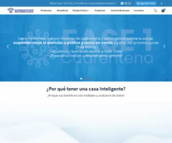Automatizate.cl(Domótica) Screenshot