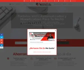 Automatizaymonetiza.com(Automatiza y Monetiza) Screenshot