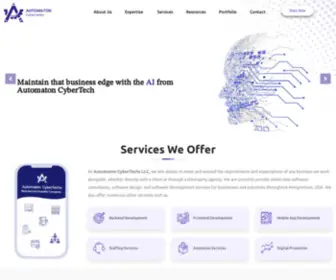 Automatoncybertechs.com(Mobile App & web Development) Screenshot