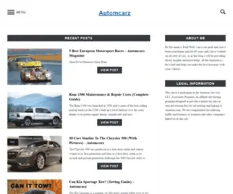 Automcarz.com(Automobile Guides and Maintenance Tips) Screenshot