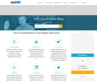 Automd.com(Know How Much Car Repair Costs) Screenshot