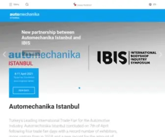 Automechanika.com.tr(Automechanika Istanbul) Screenshot