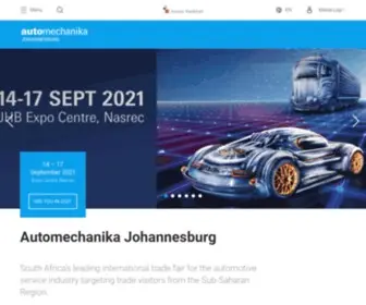 Automechanikasa.co.za(Automechanika Johannesburg) Screenshot