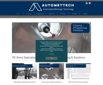 Automettech.com(PC-Dmis CMM Training & Programming) Screenshot