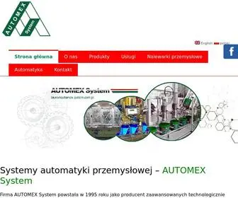 Automex-SYstem.com.pl(Systemy automatyki przemysłowej) Screenshot