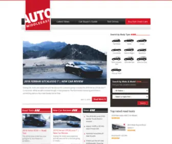 Automiddleeast.com(The Hyundai Azera) Screenshot