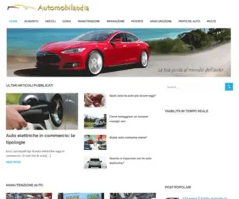 Automobilandia.com(La guida al mondo dell'auto di cui non puoi fare a meno) Screenshot