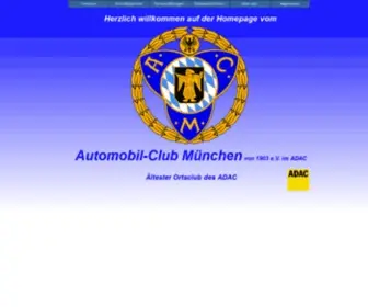 Automobilclub-Muenchen.de(ACM) Screenshot