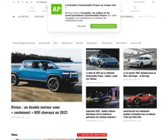 Automobile-Propre.com(Actualité et infos voitures électriques et hybrides) Screenshot