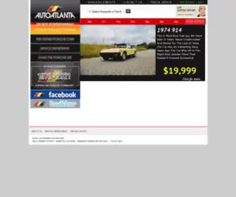 Automobileatlanta.com(Parts for your Porsche) Screenshot