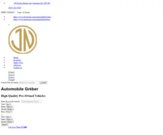 Automobilegreber.ca(Automobile Greber) Screenshot