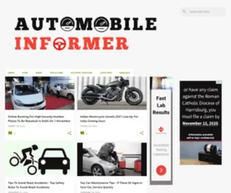 Automobileinformer.com(Automobile Informer) Screenshot