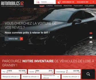 Automobiles112.com(AutomobilesAccueil) Screenshot