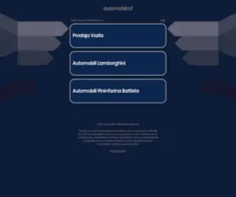 Automobili.cf(HTML) Screenshot