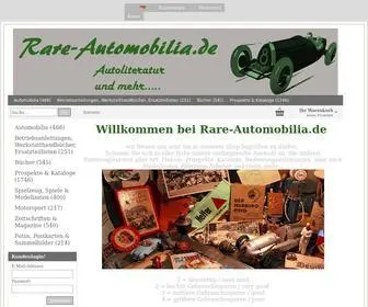 Automobilia-Lit.de(Automobil Prospekte,Automobilliteratur,Automobil Literatur,Automobil Plakate) Screenshot