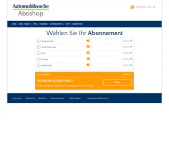 Automobilwoche-Lesen.de(Automobilwoche Leserservice) Screenshot