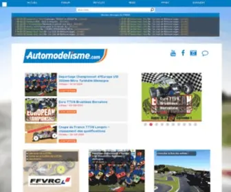 Automodelisme.com(Le portail du modélisme automobile radio commandé) Screenshot