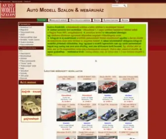 Automodellszalon.hu(Autó) Screenshot