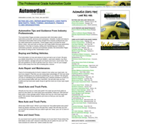Automotian.com Screenshot