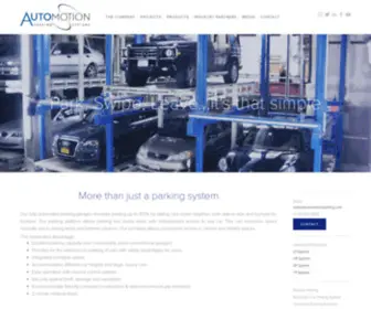 Automotionparking.com(Innovative parking solutions) Screenshot