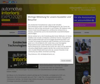 Automotive-Interiors-Expo.com(Automotive Interiors Expo 2024) Screenshot