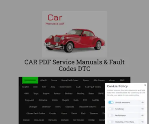 Automotive-Manuals.net(Car PDF Manual) Screenshot