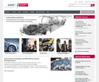 Automotive.saarland(Startseite) Screenshot