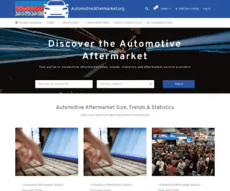 Automotiveaftermarket.org(Learn about the global automotive aftermarket) Screenshot