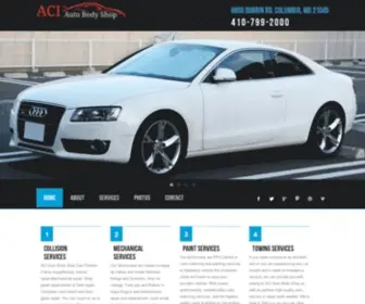 Automotivecollisioninc.com(Columbia Auto Body Shop) Screenshot