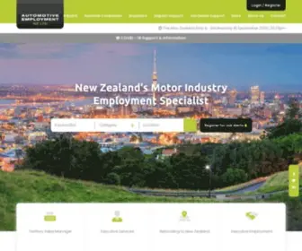 Automotiveemployment.co.nz(Motor Industry Jobs & Employment) Screenshot