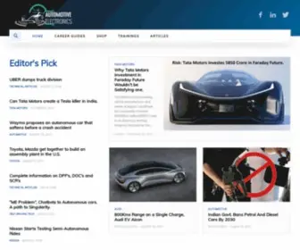 Automotivelectronics.com(A deeper look at the future of electric vehicles) Screenshot