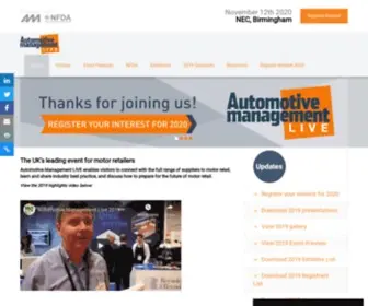 Automotivemanagementlive.co.uk(Automotive Management LIVE 2020) Screenshot