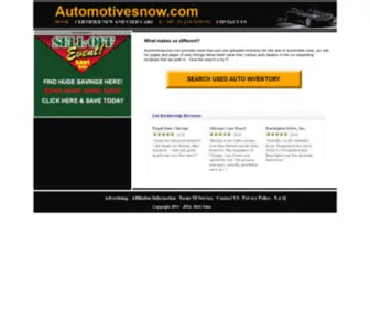 Automotivesnow.com(New & Used Autos) Screenshot