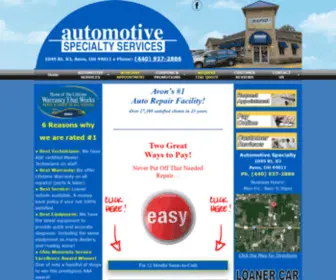 Automotivespecialtyservices.com(Automotive Specialty Services) Screenshot