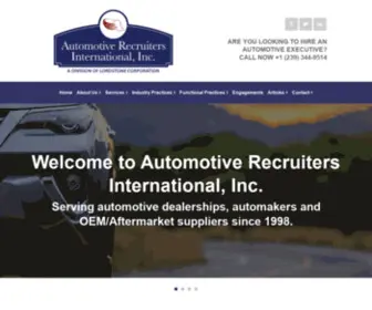 Automotivestaffing.com(Automotive Recruiters International) Screenshot