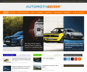AutomotivPress.fr(L'actualité de l'automobile d'exception) Screenshot