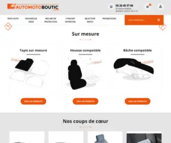 Automotoboutic.com(Tapis, housse & bache de protection voiture) Screenshot