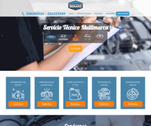 Automotorabenard.cl(Servicio Automotriz) Screenshot