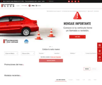 Automotoresdeleon.com.mx(Automotores de León) Screenshot