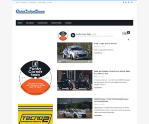 Automotornews.it(Pista, rally, motori e non solo) Screenshot