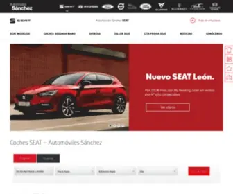 Automovilessanchezseat.es(Concesionario SEAT) Screenshot