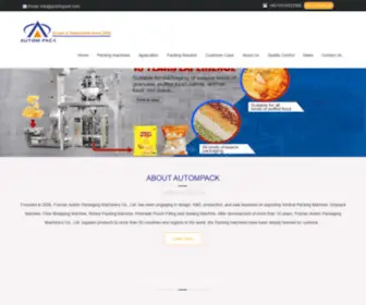 Autompack.com(Vertical Packing Machine) Screenshot