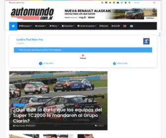 Automundo.com.ar(Automovilismo e industria automotriz) Screenshot