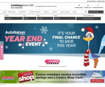 AutonationbuickgmcParkmeadows.com Screenshot