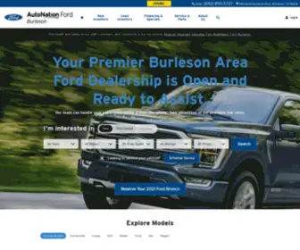 Autonationfordburleson.com Screenshot