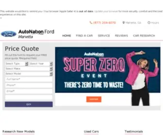 Autonationfordmarietta.net(AutoNation Ford Marietta) Screenshot