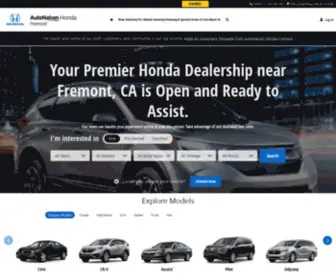 Autonationhondafremont.com Screenshot