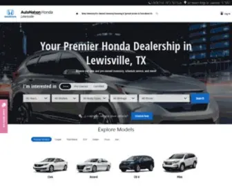 Autonationhondalewisville.com Screenshot