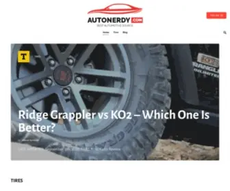 Autonerdy.com(Top Rated Automotive Reviews and Guides) Screenshot